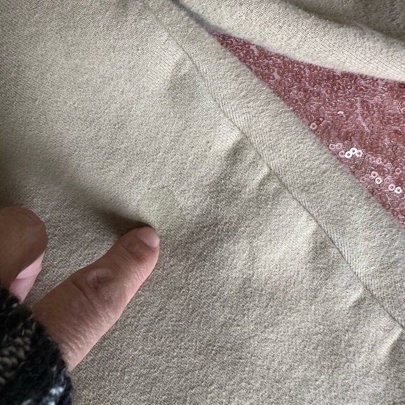 You Matter By Demetrius Harmon Beige Embroidered Cozy Hoodie Mens L - Picture 9 of 10